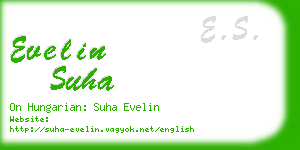 evelin suha business card